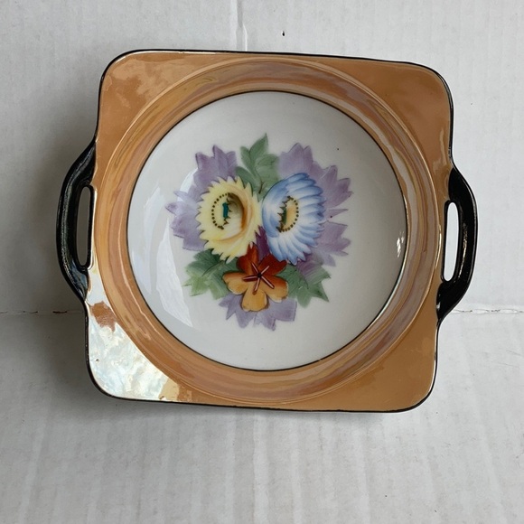 Vintage Noritake hand painted lusterware bowl - Picture 7 of 8